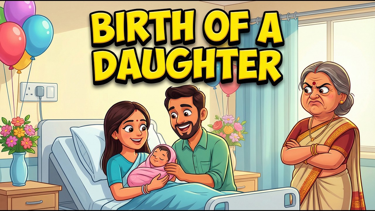 BIRTH OF A DAUGHTER | Moral Stories in English | Life Lesson Learn English | English Story
