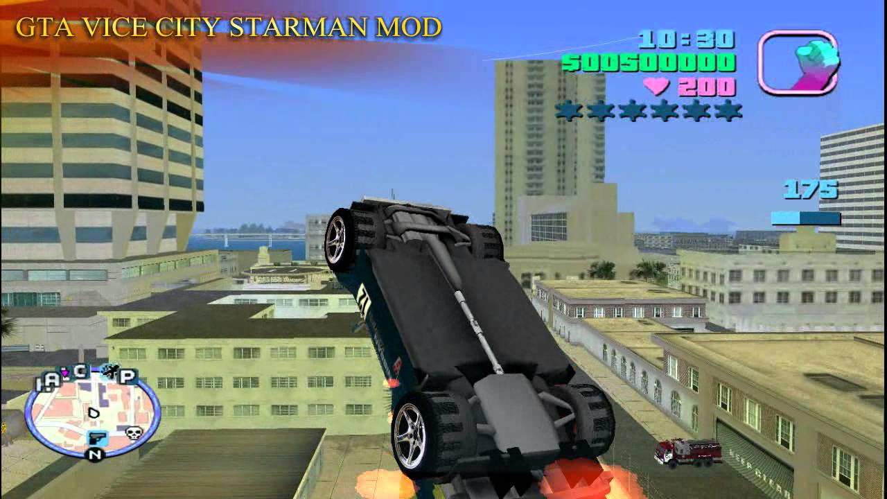GTA VICE CITY STARMAN MOD GAMEPLAY 720p HD