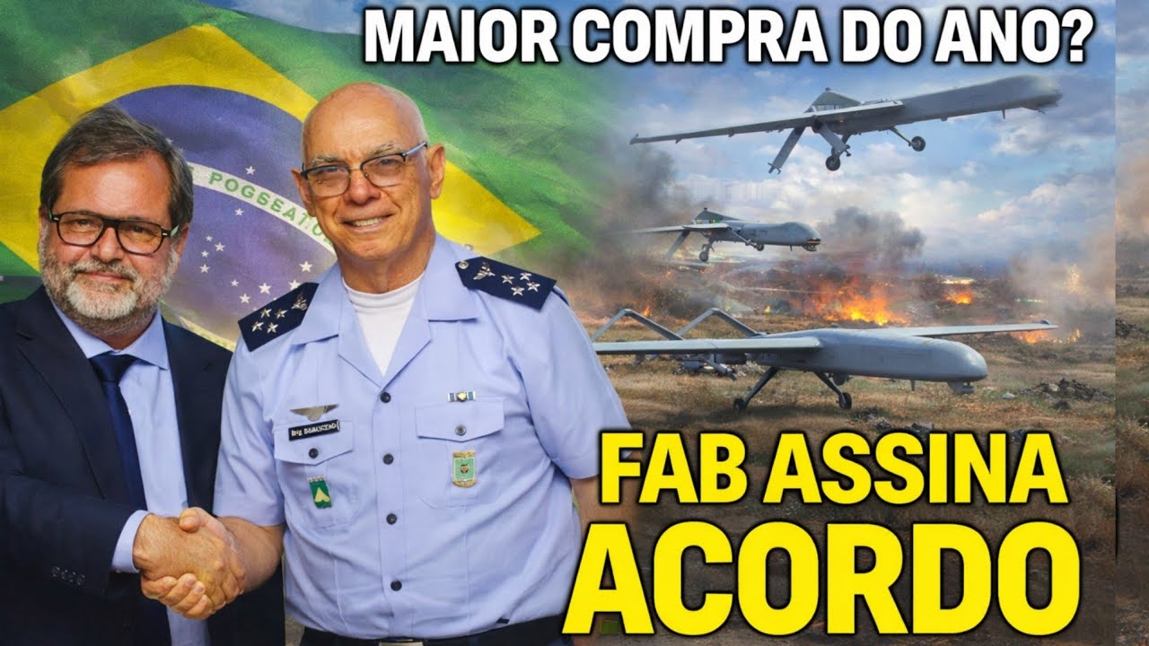 FAB ASSINA ACORDO! DRONES MAIS AVANÇADOS DO MUNDO