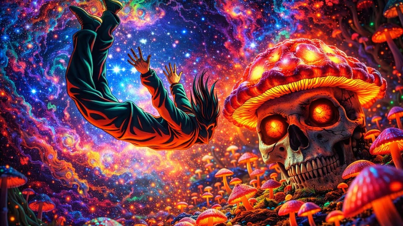 4K TRIPPY VISUALS 🍄 140bpm Psychedelic Trance Journey #psy #bass