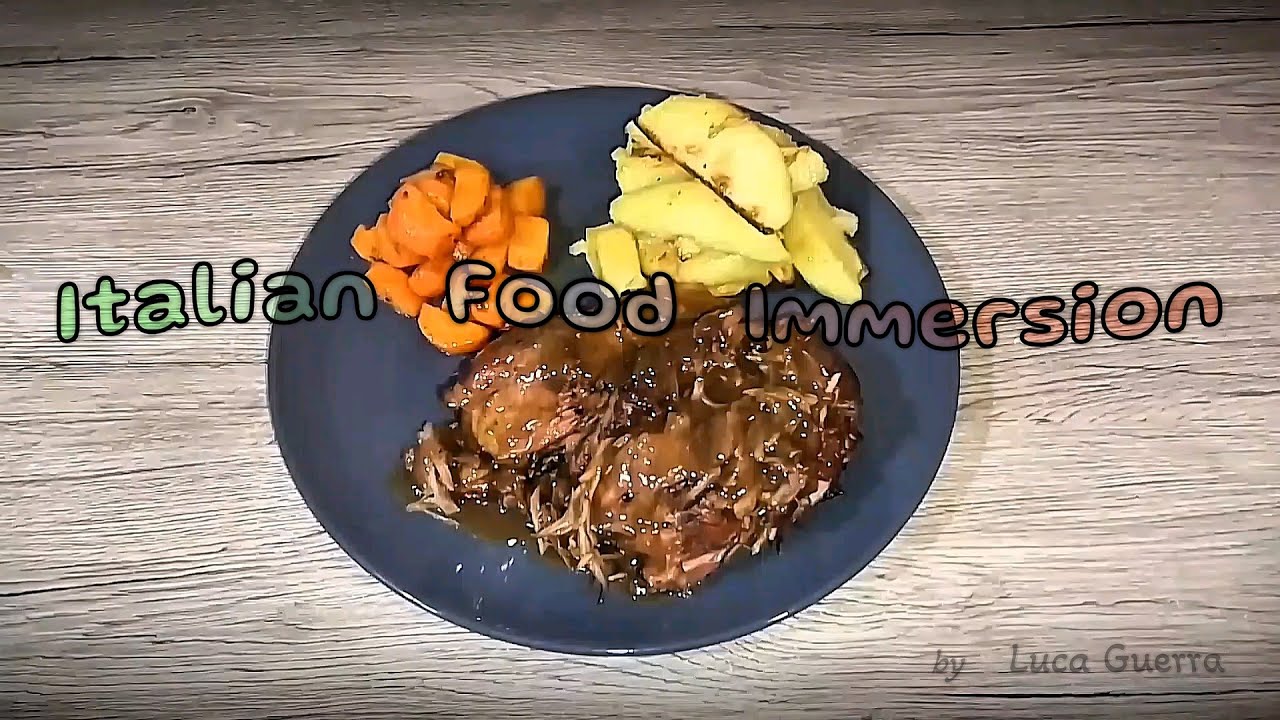 Stinco di maiale al vino rosso (Dolcetto d’Alba)