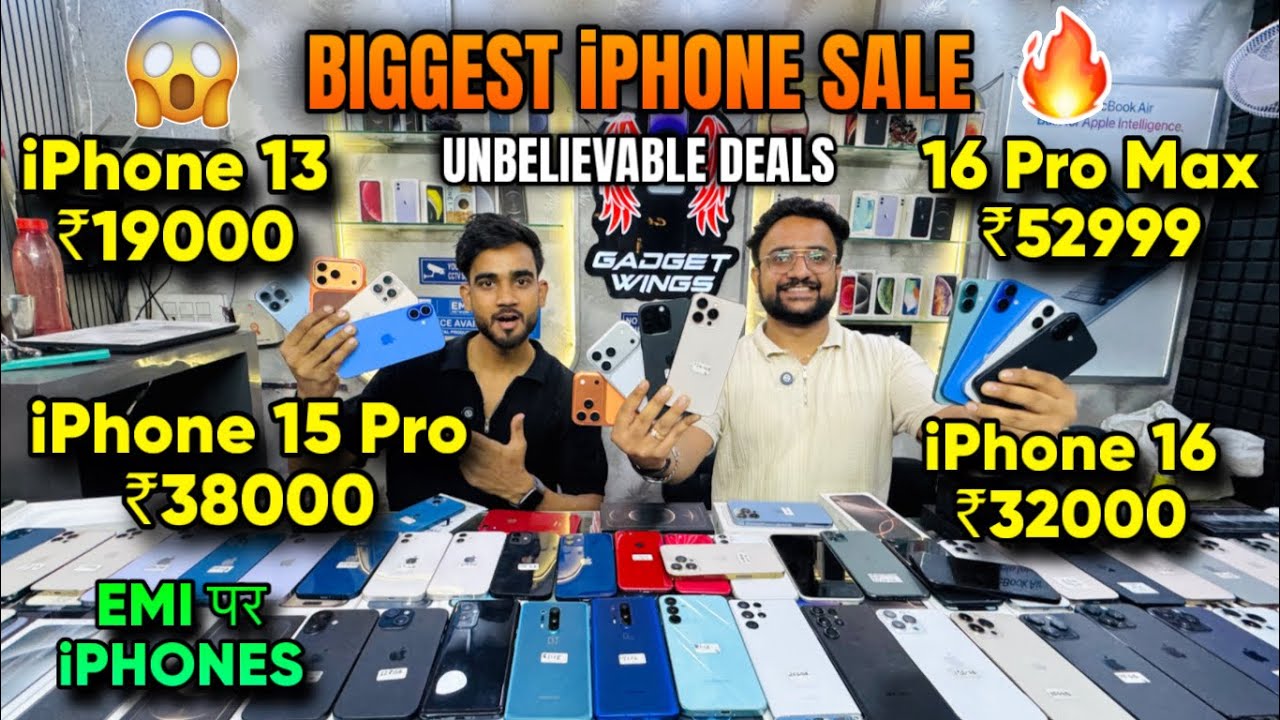 Biggest iPhone Sale Ever 🔥| Cheapest iPhone Market  | Second Hand Mobile  iPhone 17 iphone16 Pro 