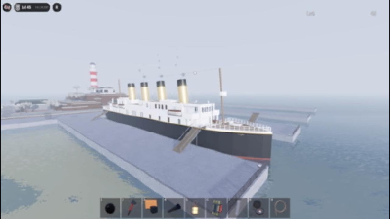 THE SINKING OF THE TITANIC | Roblox Sail And Sink Simulator