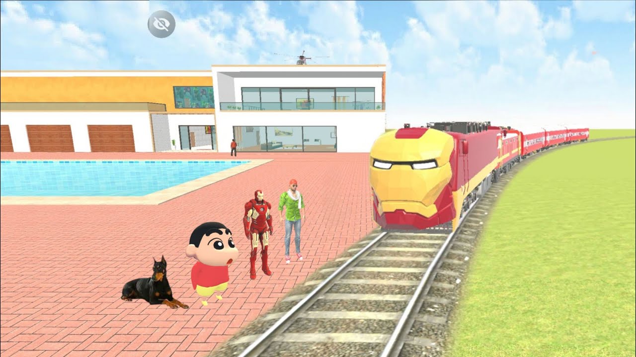 Jack Purchased Ironman Train To Shinchan In Indian Theft Auto Simulator Game 