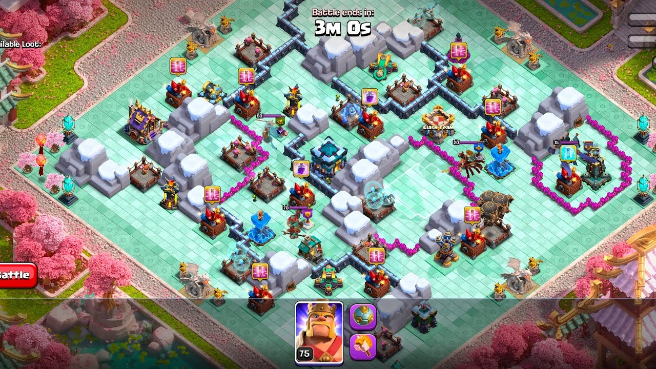 Cloud contest in coc 3 star win #game #coc 