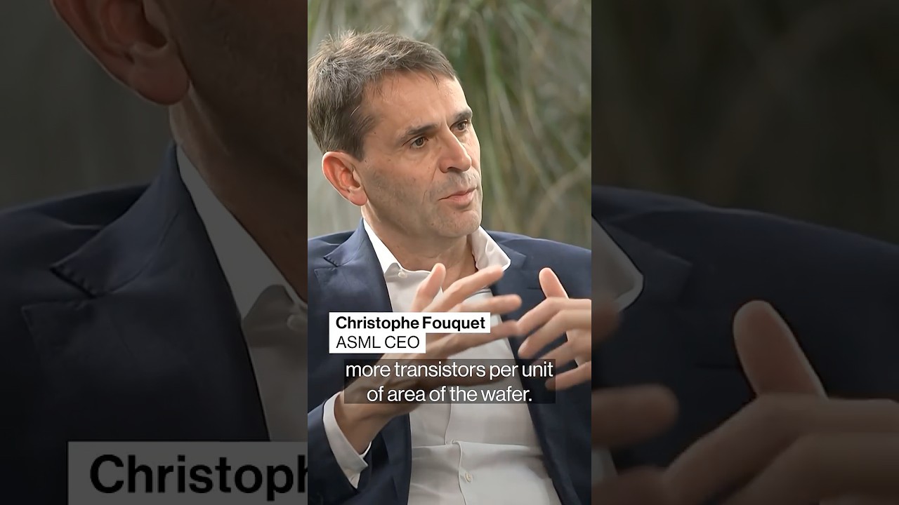 #ASML CEO explians the next evolution of #AI #chips
