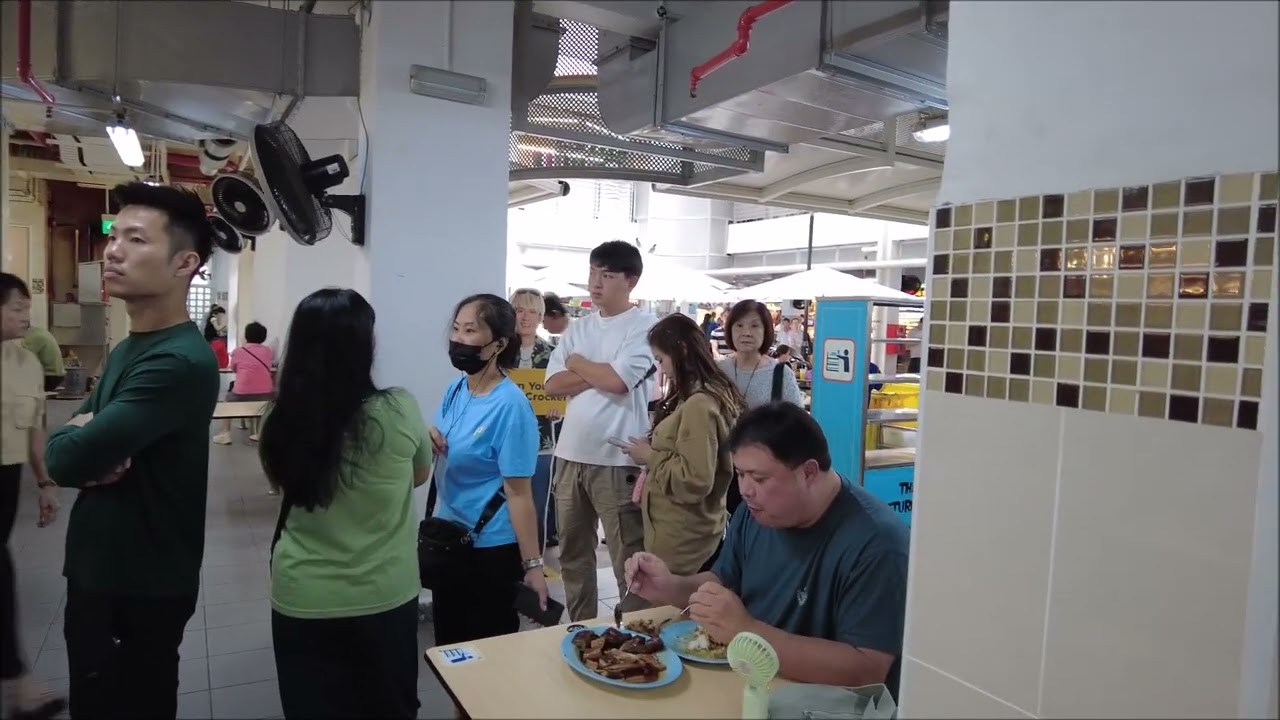 People's Park Food Centre. Lunch time.101 Upper Cross Street People's Park Centre, Singapore 058357.