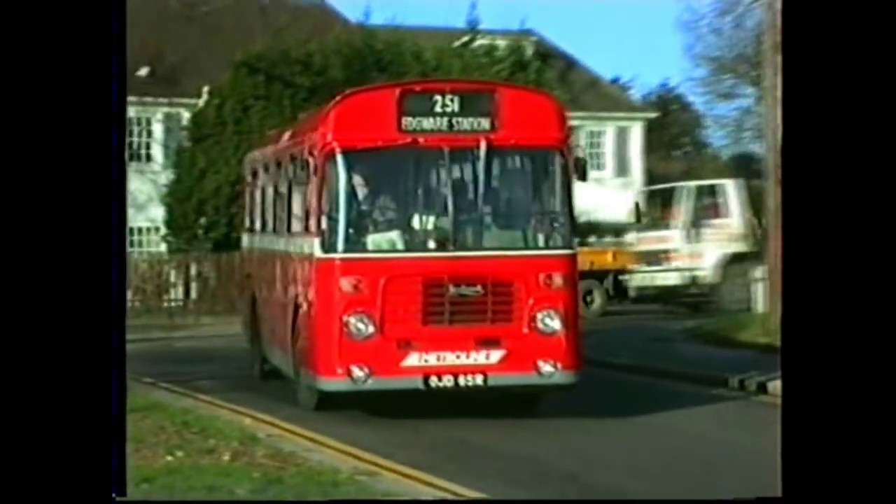London Bristol LH buses and Leyland Nationals in 1990