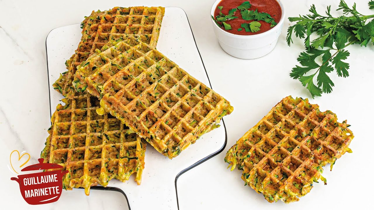Gaufre courgette HEALTHY, comment faire ? Recette facile et rapide