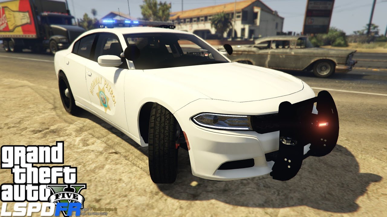 GTA 5 LSPDFR Police Mod 112 | California Highway Patrol | CHP Dodge Charger | Automatic Plate Reader