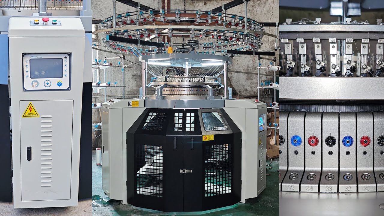 30inch 28G 96F 2640T single jersey circular knitting machine#eastino #circularknittingmachine