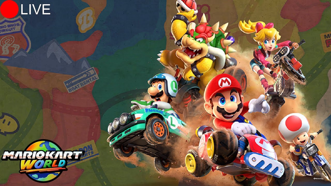 Mario Kart World Worldwides with viewers - 100 YT subs special this Weekend!!! (hopefully)