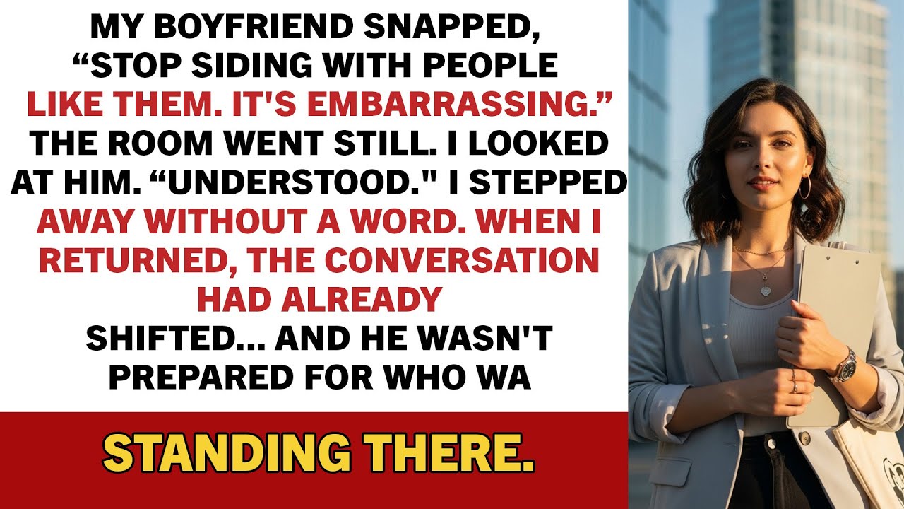 My Boyfriend Snapped, “Stop Siding With People Like Them. It's Embarrassing.