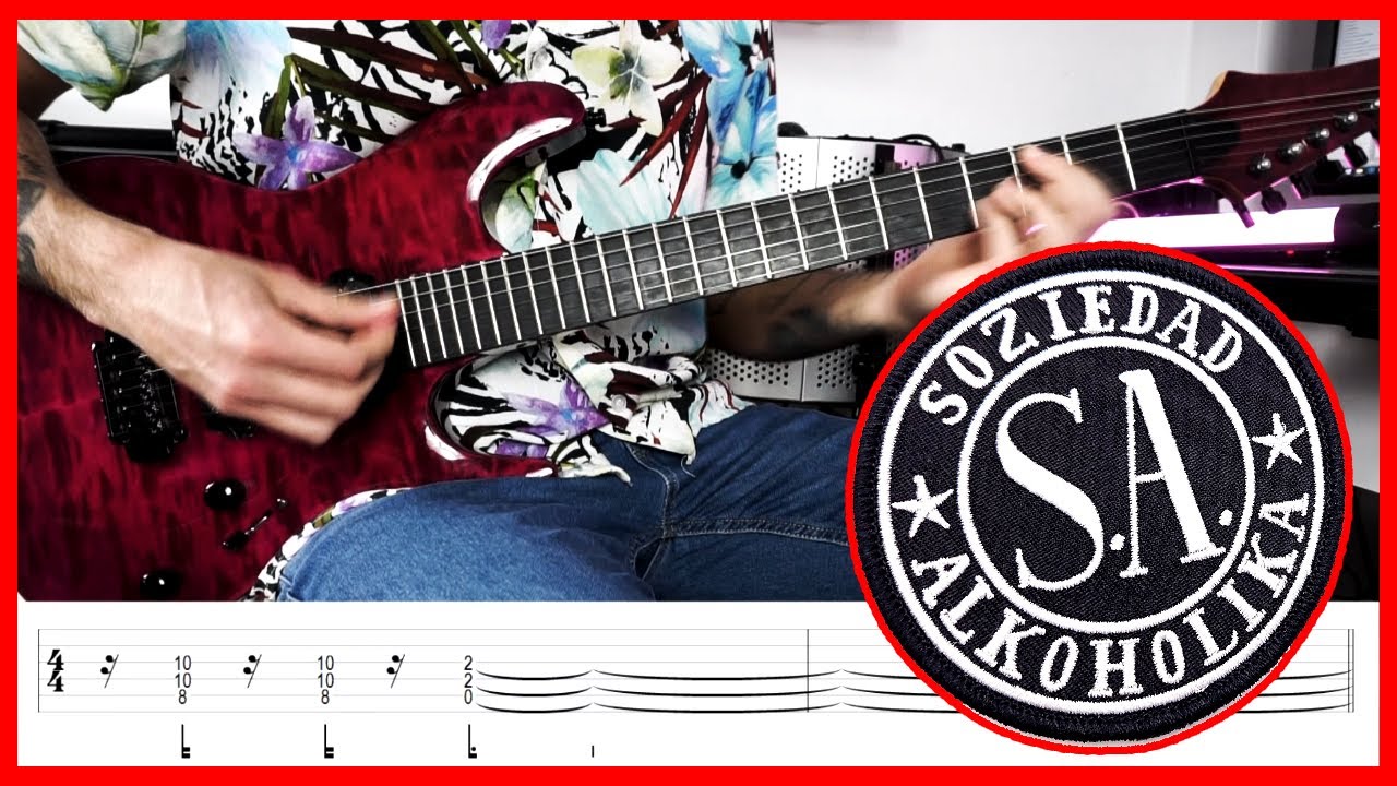 PIEDRA CONTRA TIJERA - Soziedad Alkoholika [GUITAR COVER + TAB] 🎸 Rockers Musika Eskola |LESSON|