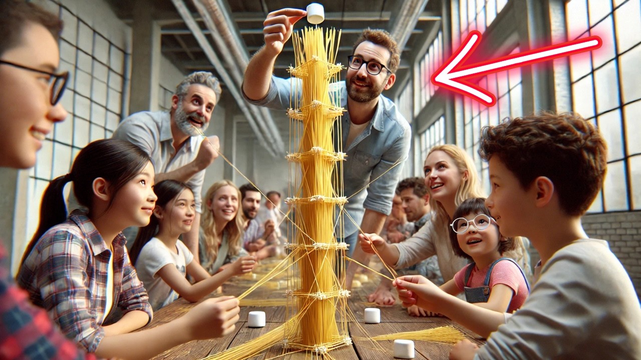 TUTO Marshmallow Challenge en CLASSE ou TEAM BUILDING ! (brise glace à l’école ou en entreprise)