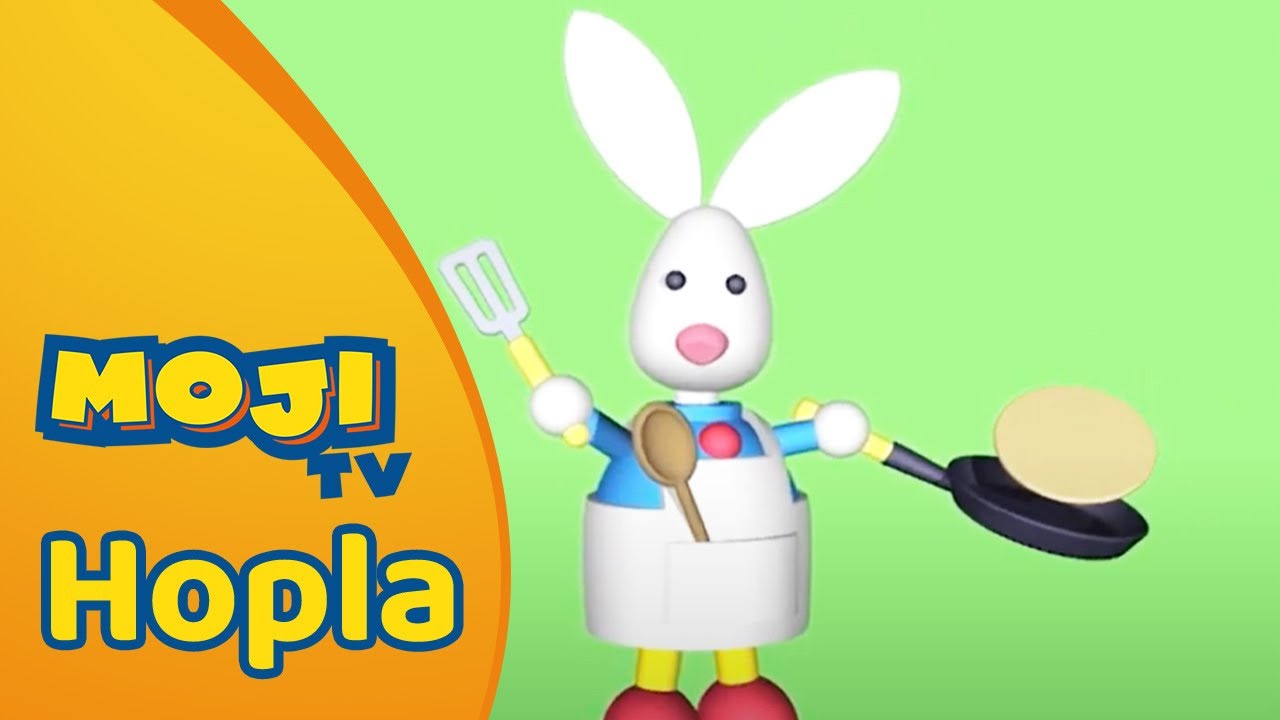 PANNENKOEKEN BAKKEN 🥞 | HOPLA 🐇 | Nederlandse Kinderseries | MojiTV