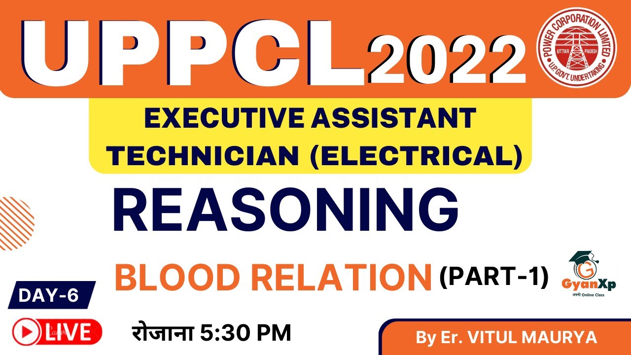 Day-6 Reasoning  || UPPCL Executive Assistant/ UPPCL कार्यकारी सहायक || UPPCL Exam 2022 || GyanXp
