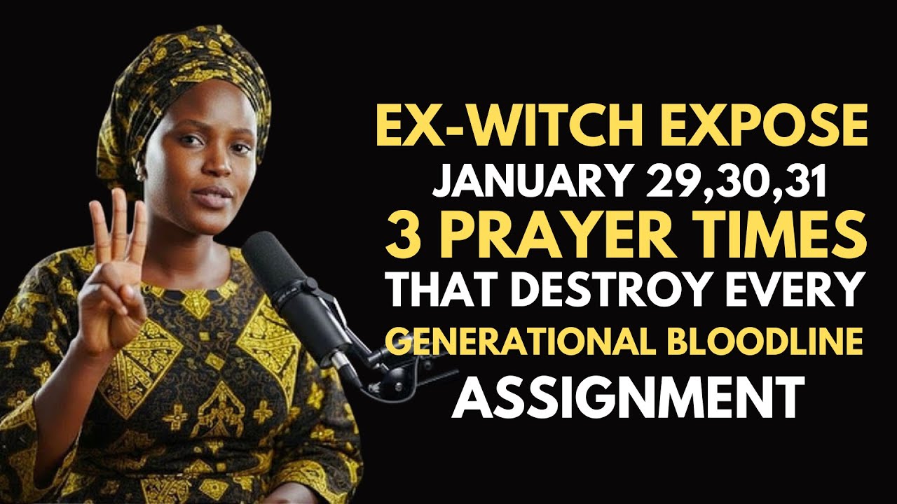 Ex Witch Expose January 29, 30,31, 3 Prayer Times To Destroy All Generational Bloodline Assignments