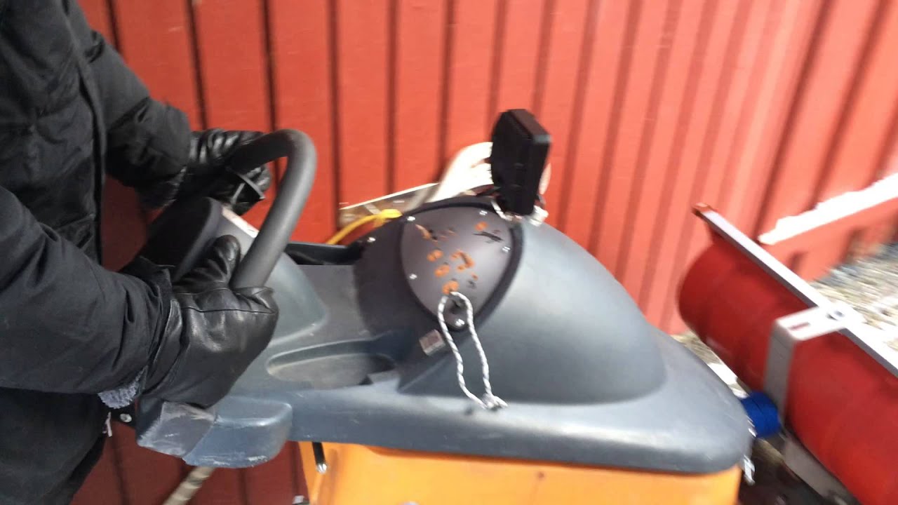 Hemmabyggd sn&ouml;plog homemade snowplow