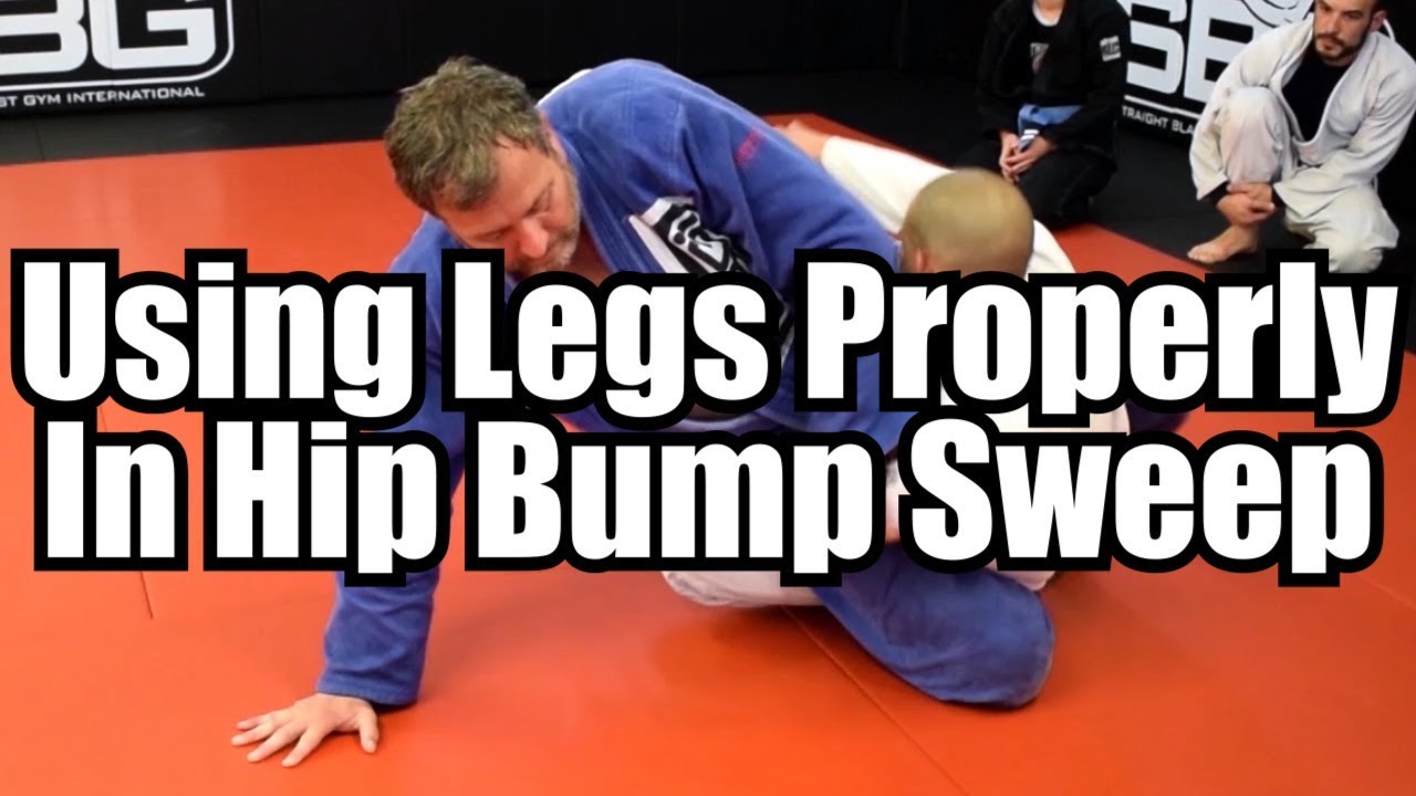 Using The Legs In Hip Bump Sweep