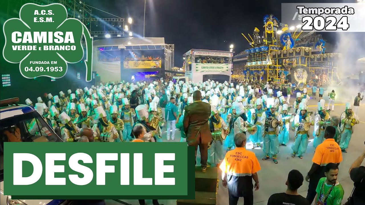 Camisa Verde e Branco 2024 | Bateria na visão dos julgadores - #DesfileLIGASP24