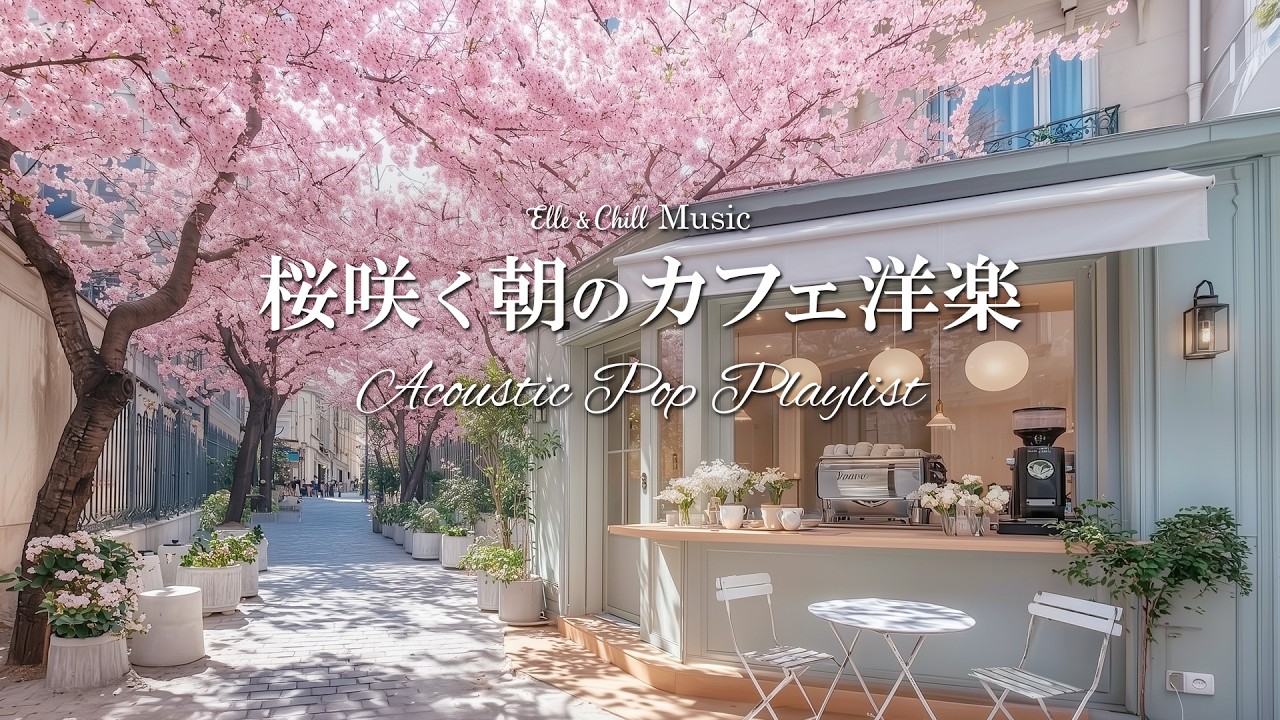 【朝カフェ洋楽】桜を眺めながら聴きたい🌸春のプレイリスト│作業用BGM｜カフェbgm｜カフェミュージック｜Chill & Relax｜Playlist｜リラックス