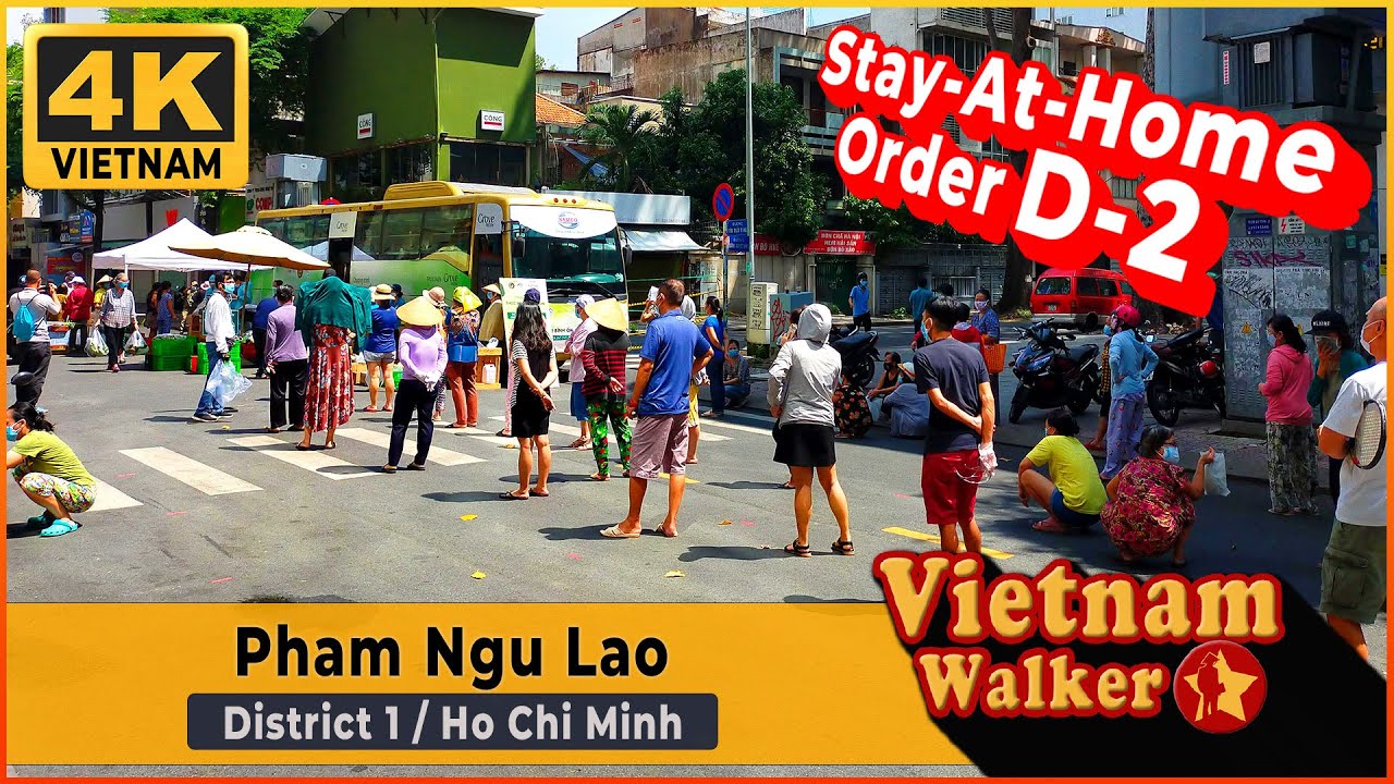 2 days before Stay-At-Home Order😷Pham Ngu Lao🌏Pham Ngu Lao📍Ho Chi Minh🧍🏻‍♂️Walking in Vietnam 🚶🏻🇻🇳
