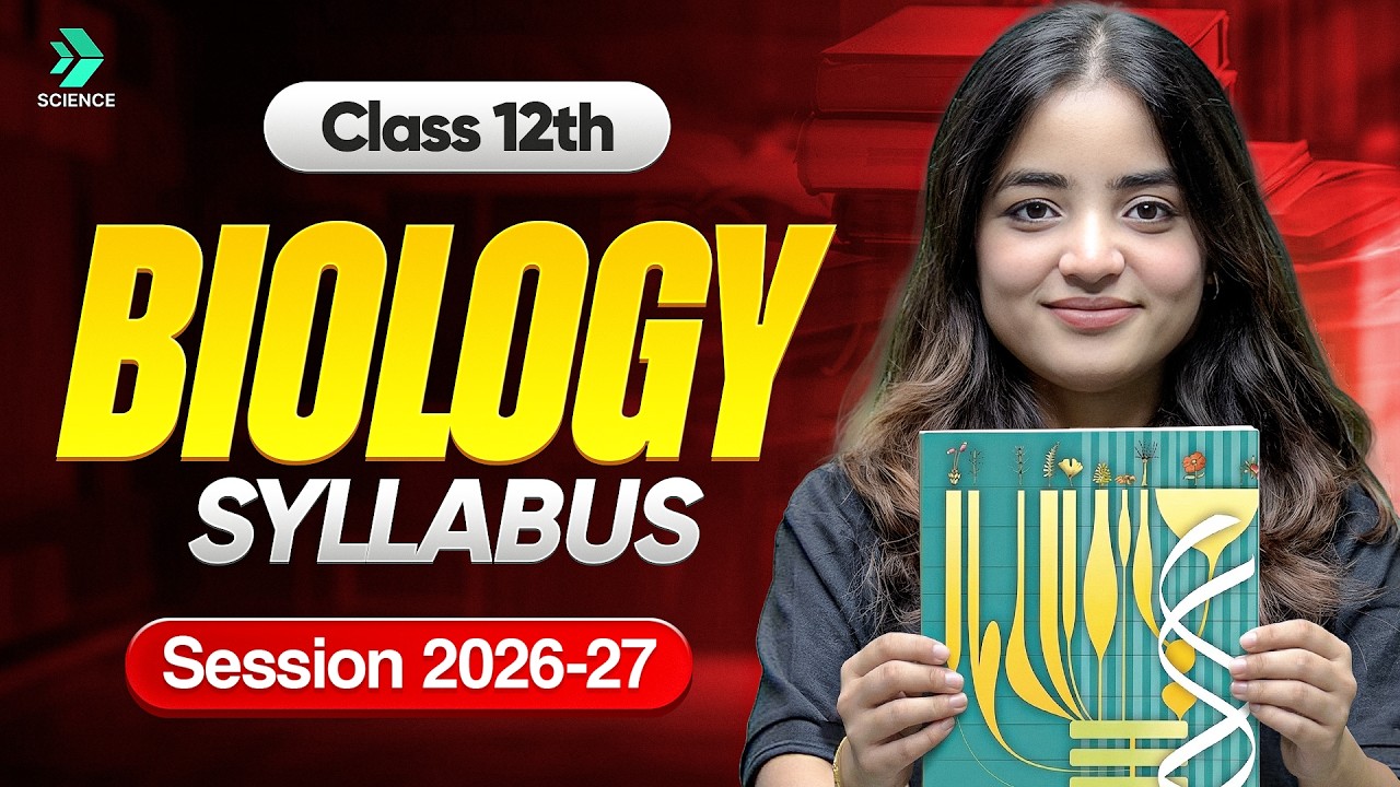 Class 12 Biology Syllabus 2026-27 | CBSE Class 12th Official Board Syllabus Overview | Apeksha Ma'am