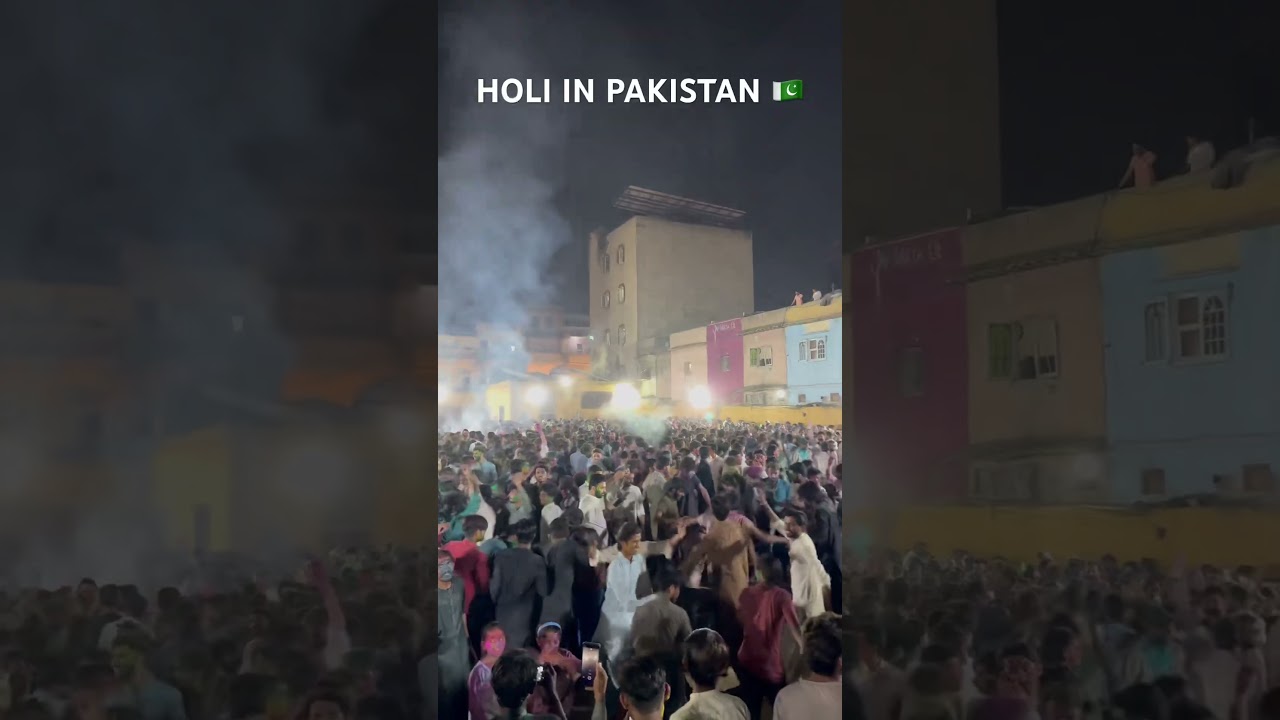 Holi Celebration in Pakistan #holi #festival #shorts