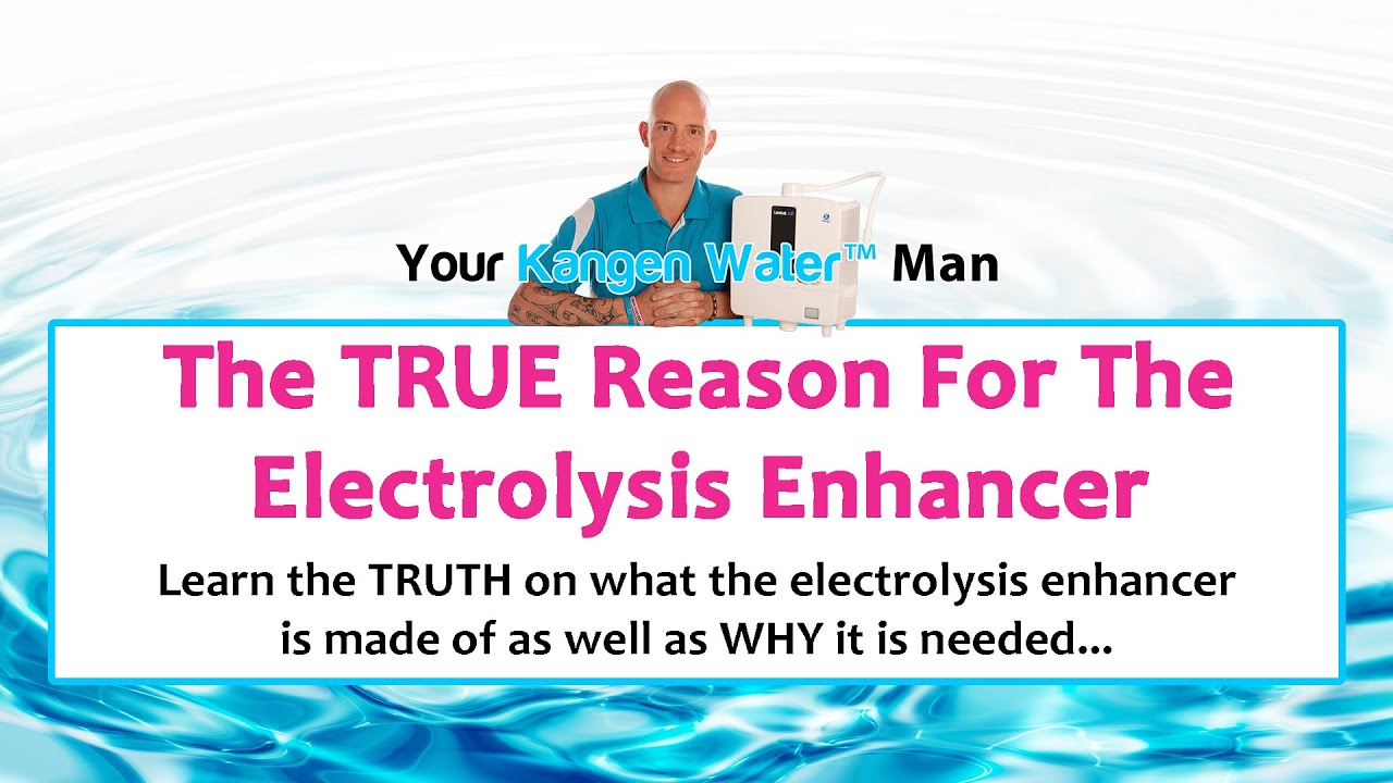 The TRUE Reason For Electrolysis Enhancer
