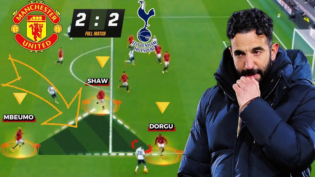 La leçon tactique d'Amorim et l'inversion des ailes de Spurs | Analyse Man Utd 2-2 Tottenham