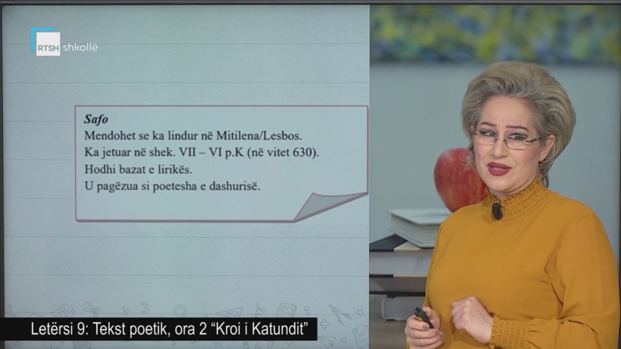 Letërsi 9 - Tekst poetik, ora 2 “Kroi i Katundit”