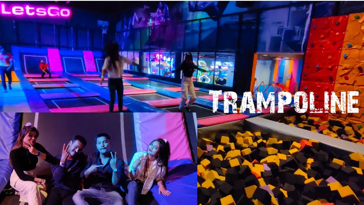 Trampoline park || trampoline park surat || black bunny in surat || trampoline