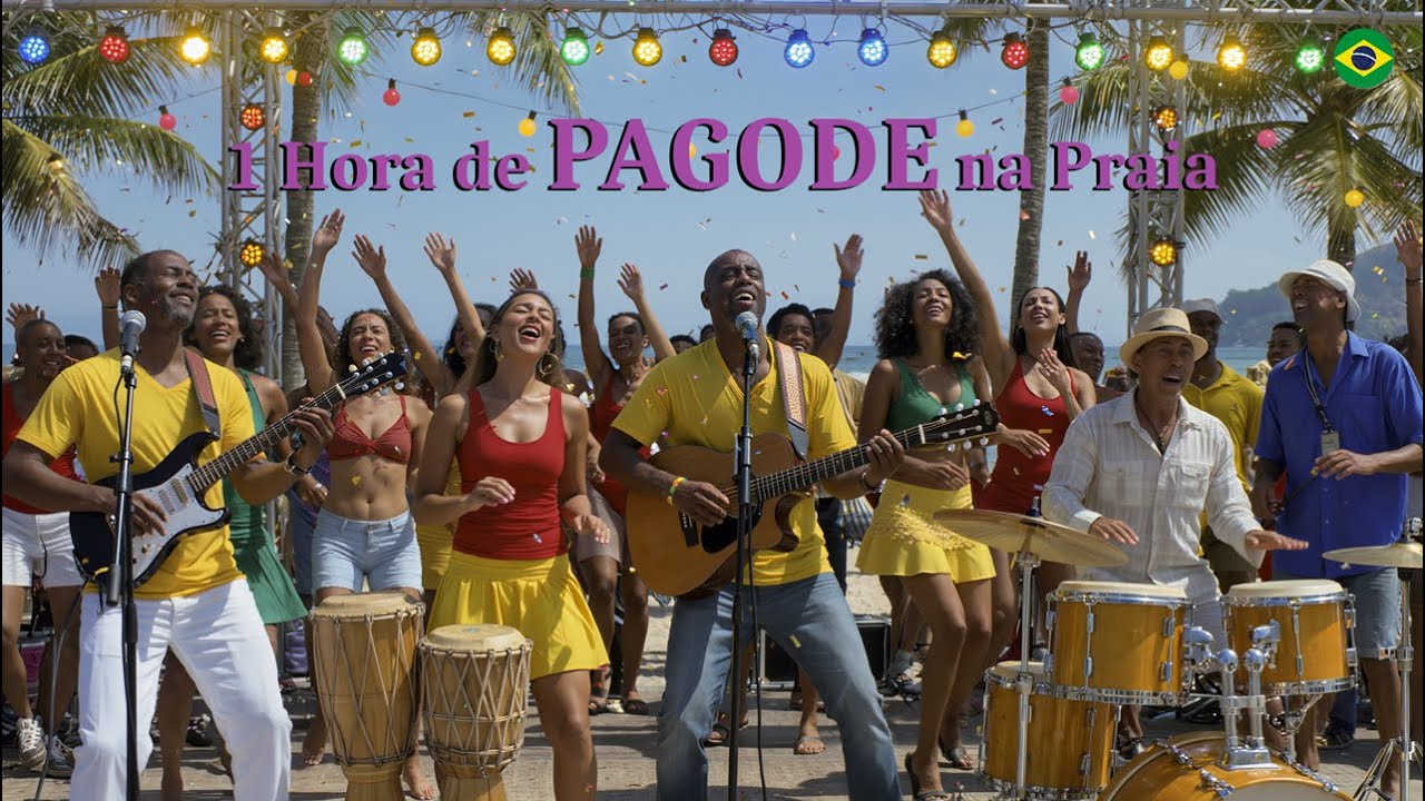 1 Hora de PAGODE 90 na Praia - Pagode Romântico 💛 2025