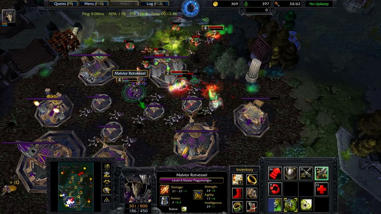 Warcraft 3 Reforged: Отрекшиеся против Алого Крестового похода! - Наследие войны - Пользовательск...