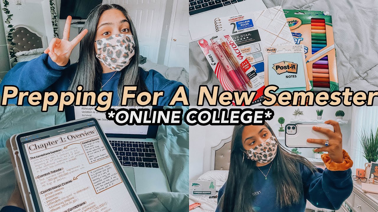 HOW I PREPARE FOR A NEW COLLEGE SEMESTER: digital planning, studying, school supplies haul
