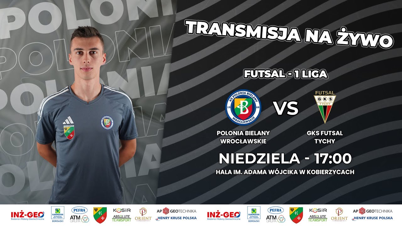 12. kolejka 1. ligi futsalu grupy południowej: Polonia Bielany Wrocławskie - GKS Futsal Tychy