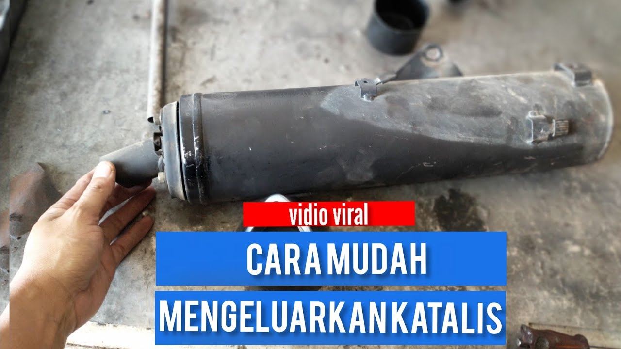 КАК УДАЛИТЬ КАТАЛИЗАТОР ИЗ ГЛУШИТЕЛЯ SATRIA