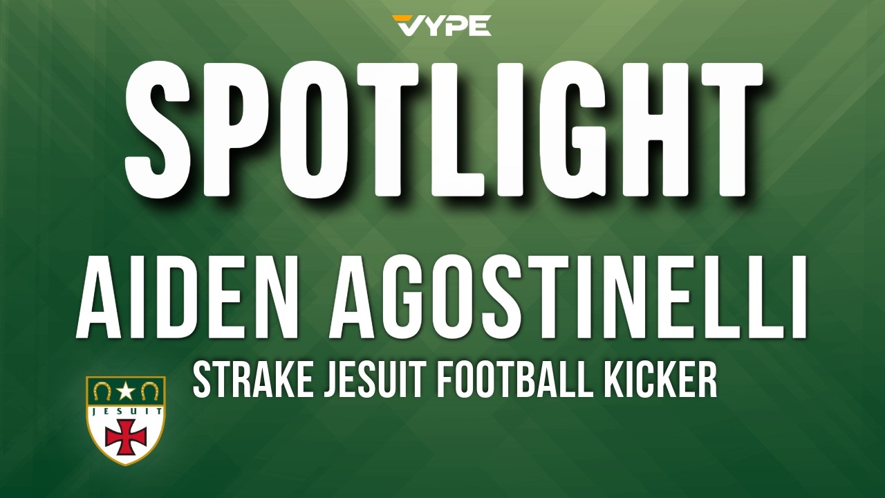 VYPE SPOTLIGHT | Эйден Агостинелли из Strake Jesuit проходит новый процесс набора игроков в колле...