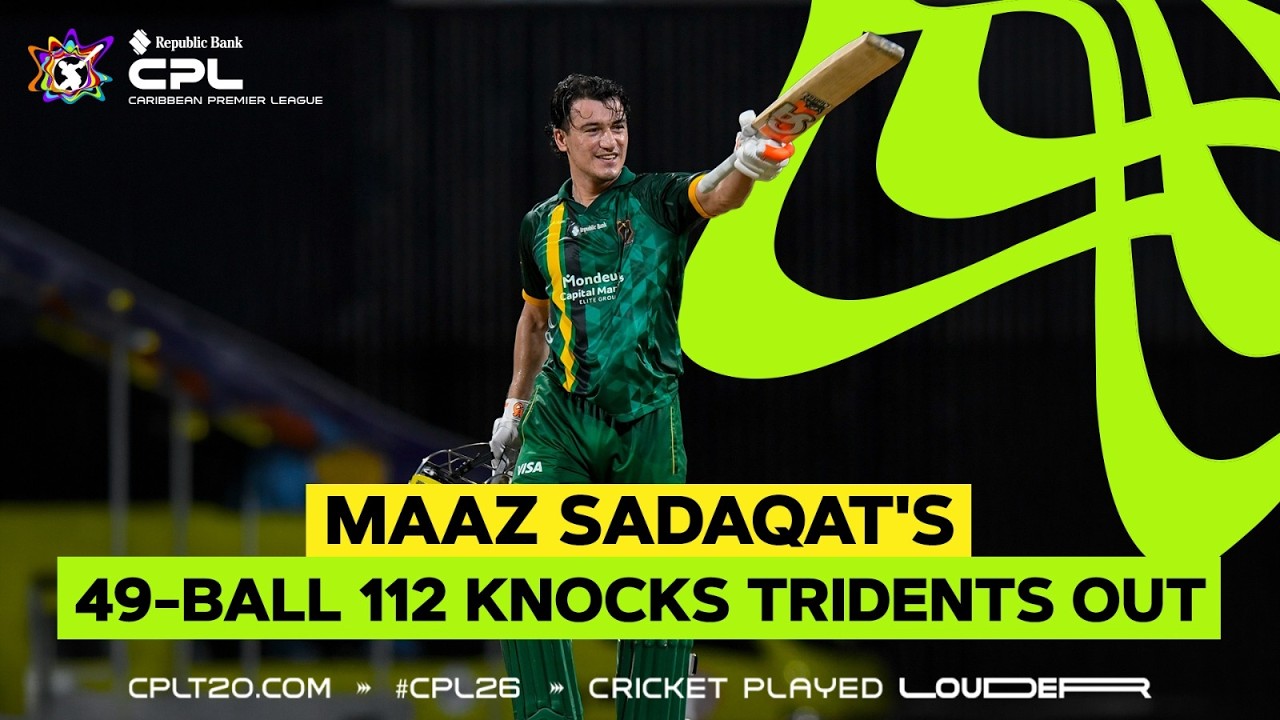 Maaz Sadaqat CENTURY Wins The Eliminator For Jamaica Kingsmen! | CPL 2026
