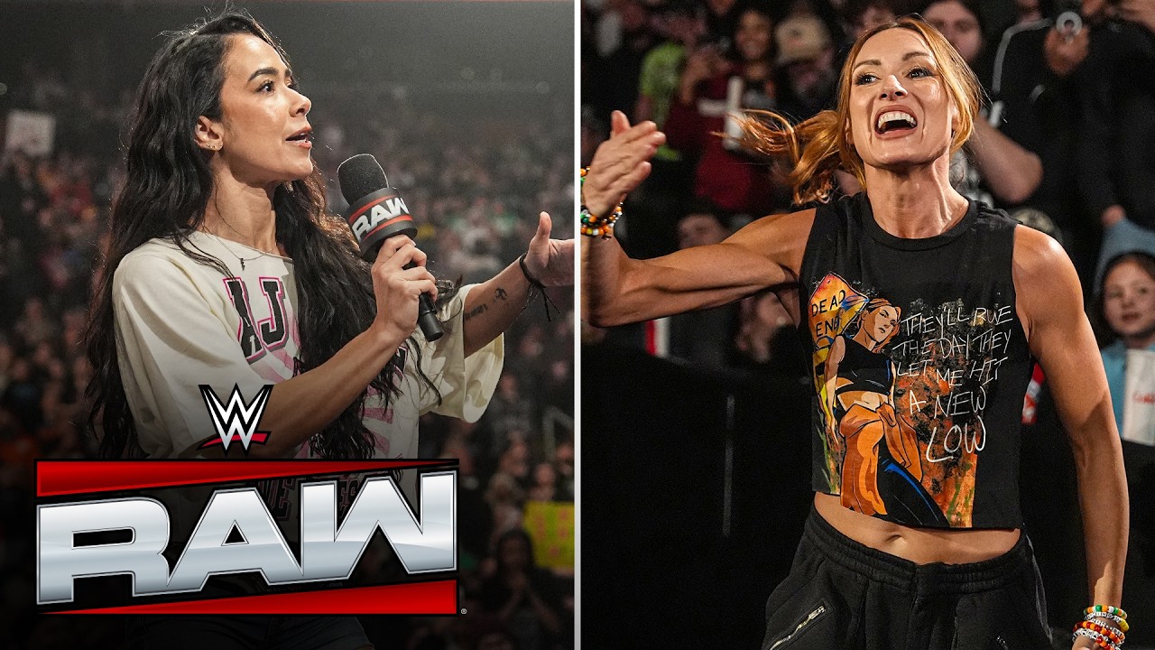 Эй Джей Ли бросает вызов Бекки Линч на матч на WrestleMania: лучшие моменты Raw, 23 марта 2026 года.