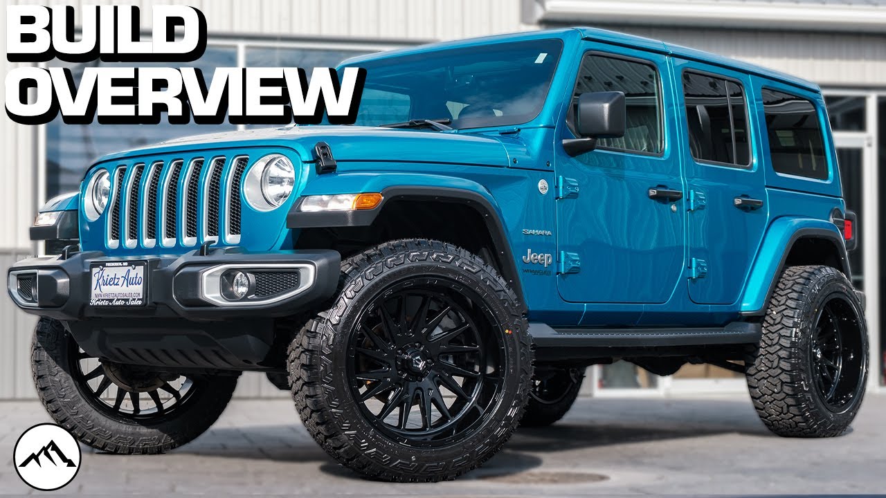 BUILD OVERVIEW: Lifted Jeep Wrangler | Rough Country Lift Kit | 22x12 TIS 547 Wheel