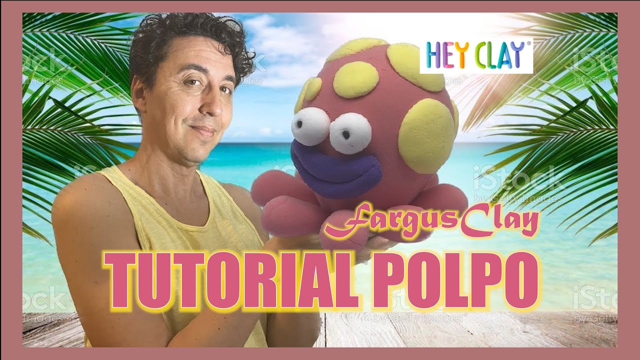 TUTORIAL POLPO - SET OCEANO - HEY CLAY 😍