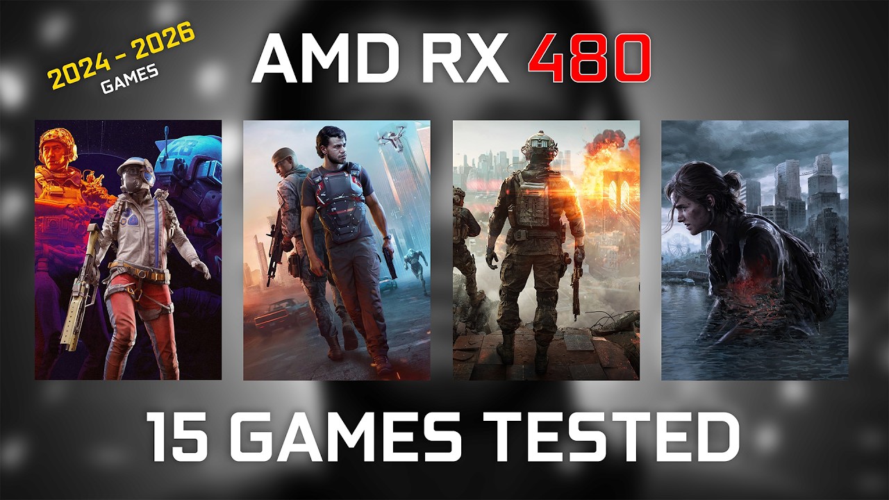 🎮 AMD Radeon RX 480 8GB &ndash; 10 Years Later! Still Worth It in 2026? (2016&ndash;2026)