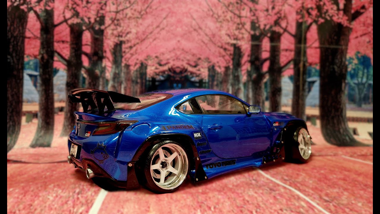 GR86 RC Drift body Reveal