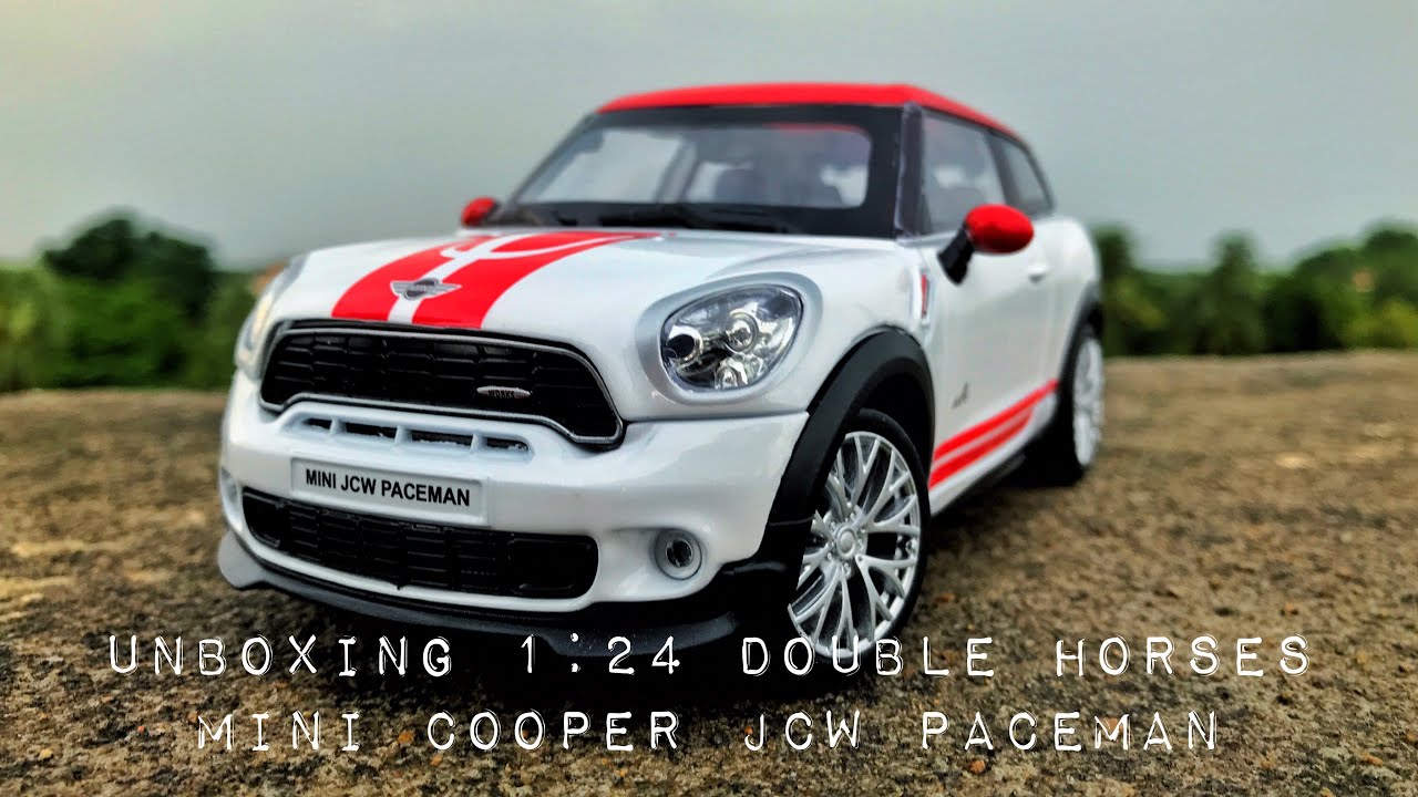 UNBOXING 1:24 DOUBLE HORSES MINI COOPER JCW PACEMAN