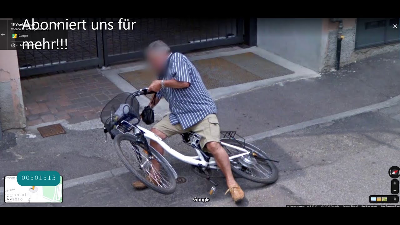 7 Fahrrad Fails bei Google Street View! Part 1