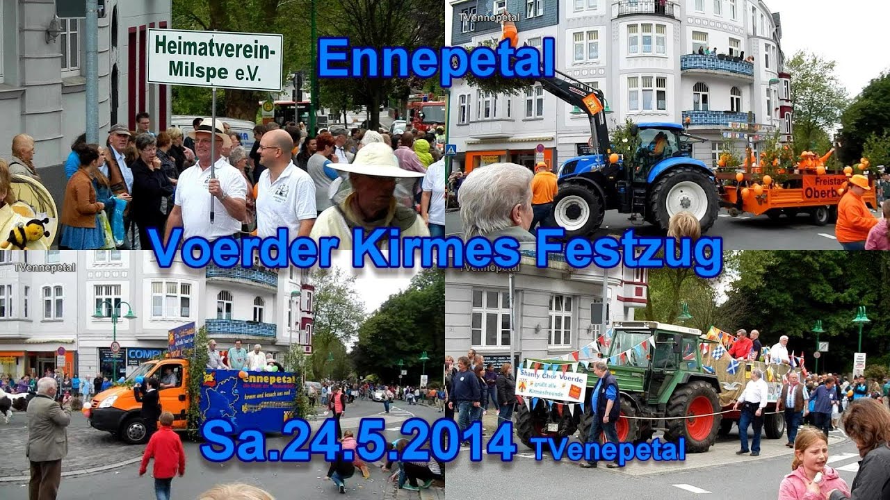 Ennepetal Voerde Kirmeszug 2014 Anfang bis Ende TVennepetal Sa.24.5.2014
