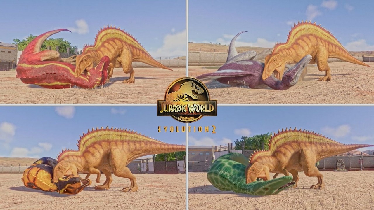 Dinosaur King Acrocanthosaurus vs Dinosaur King Carnivores | JWE2