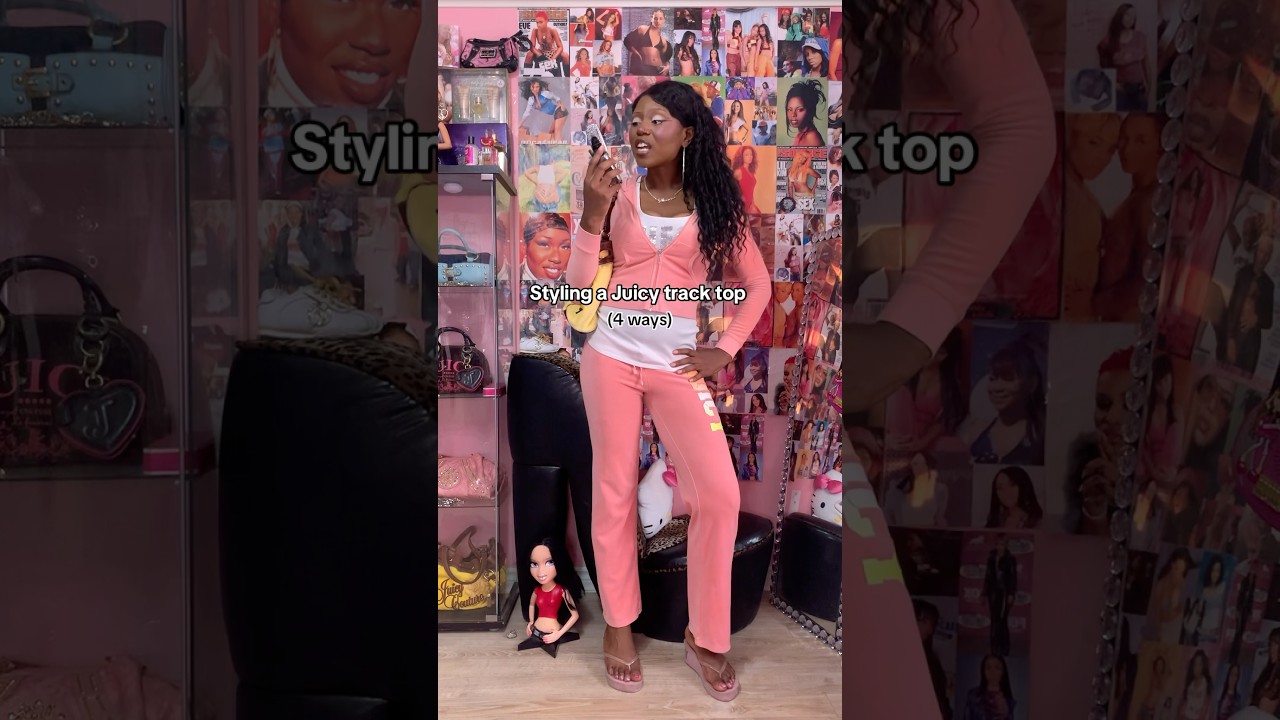 Мне нравится, насколько универсальны спортивные куртки Juicy Couture 😍 #2000-е #y2k #juicycouture...